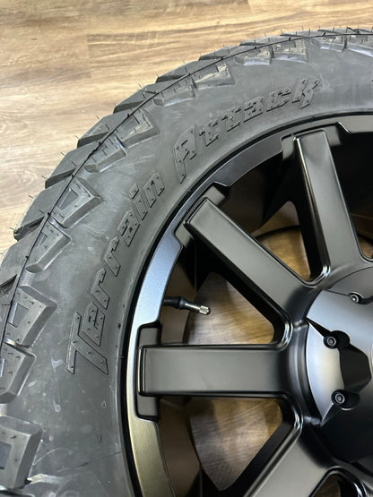 305/55/20 AMP tires Fuel Rims Dodge Ram GM 2500 3500