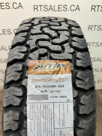 275/70/18 Amp tires & Rims 6x135 6x139 GM RAM FORD