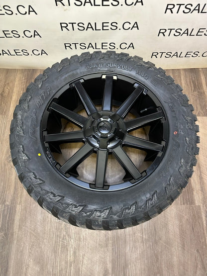 33x12.5x20 Amp M/T Tires rims 5x139 & 5x150 RAm 1500 Toyota tundra