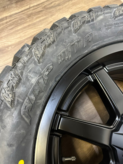 33x12.5x20 Amp MT Tires Fuel Maverick Rims 6x135 6x139.7 -18mm