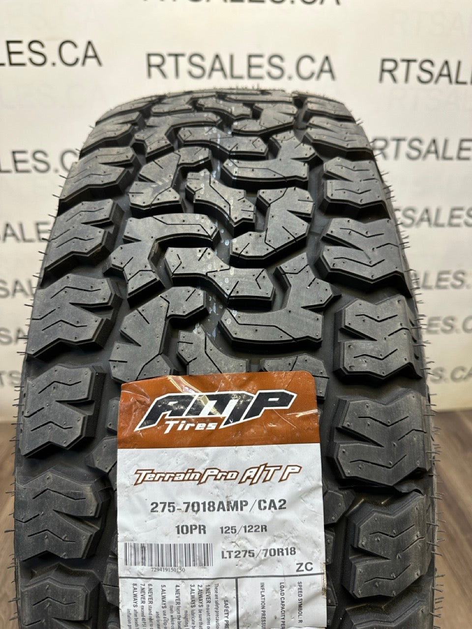 275/70/18 Amp tires Rims Ford F250 F350 8x170 - R&T Sales 