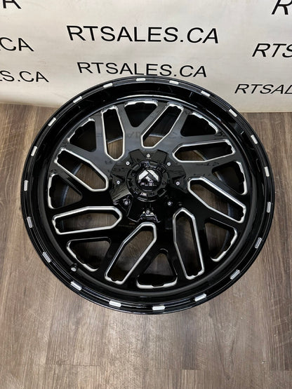 22x9.5 Fuel Triton Rims 6x135 6x139.7