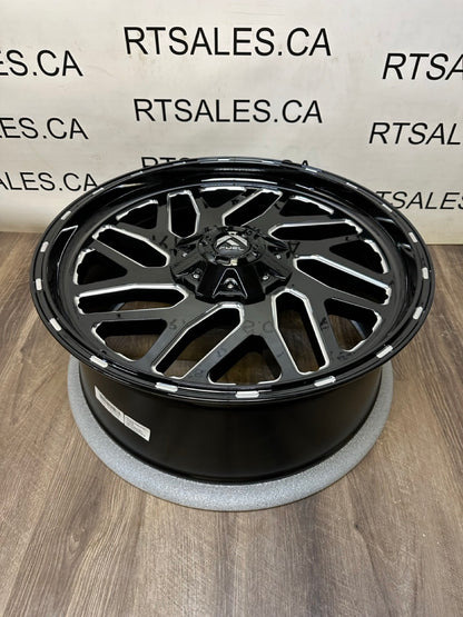 22x9.5 Fuel Triton Rims 6x135 6x139.7