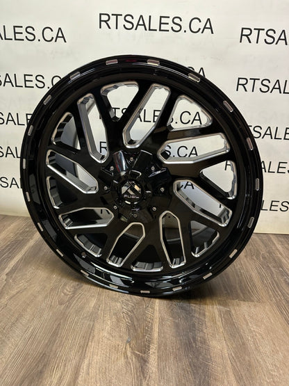 22x9.5 Fuel Triton Rims 6x135 6x139.7