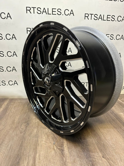 22x9.5 Fuel Triton Rims 6x135 6x139.7