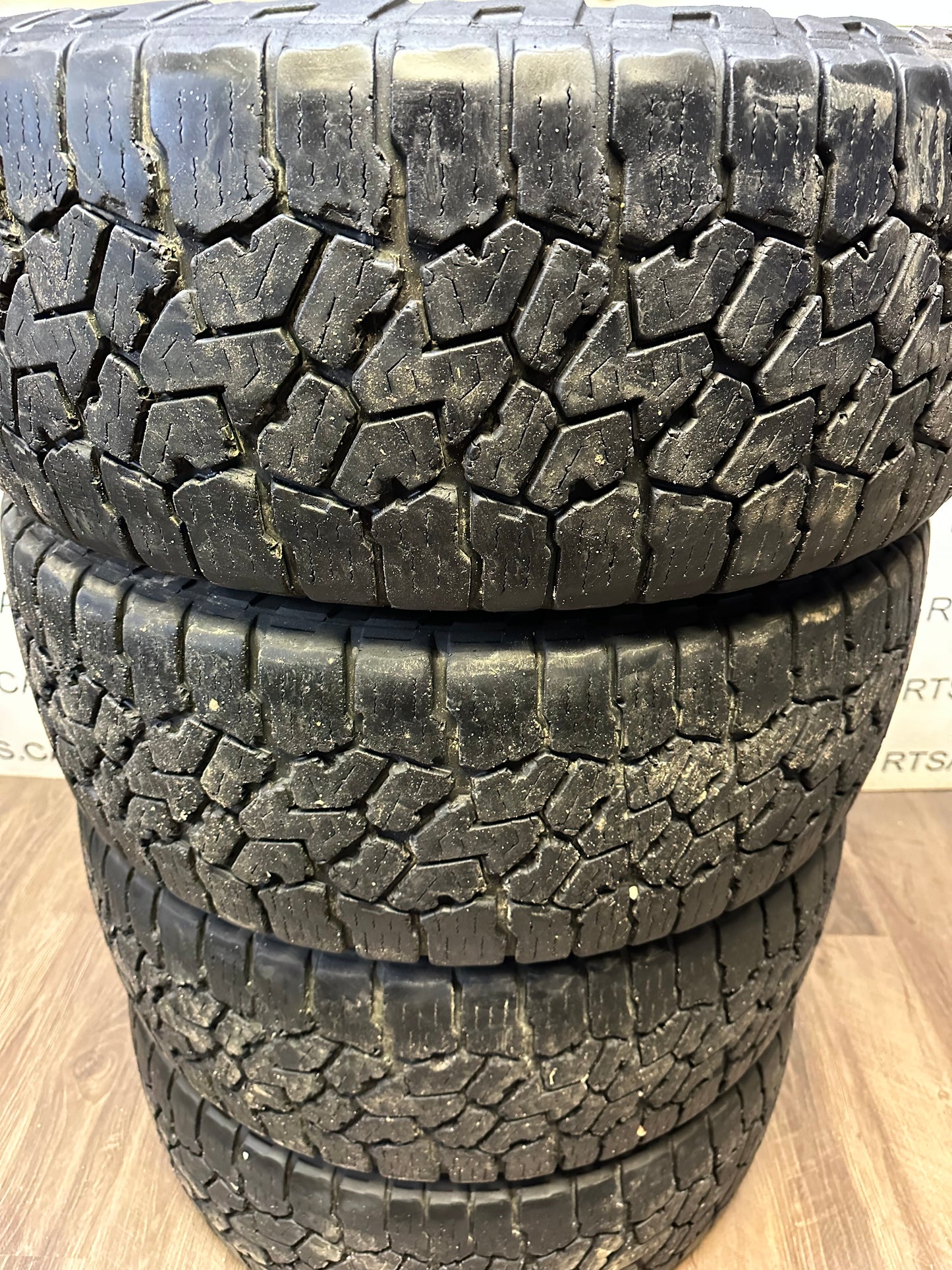 LT 285/60/20 Falken Wildpeak AT3W E All Weather Tires (Used)
