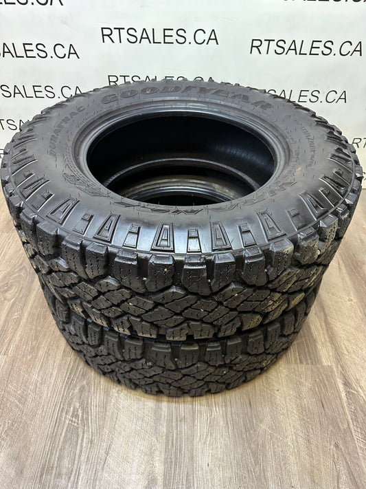 LT 275/70/18 Goodyear WRANGLER DURATRAC All Weather Tires (Used)
