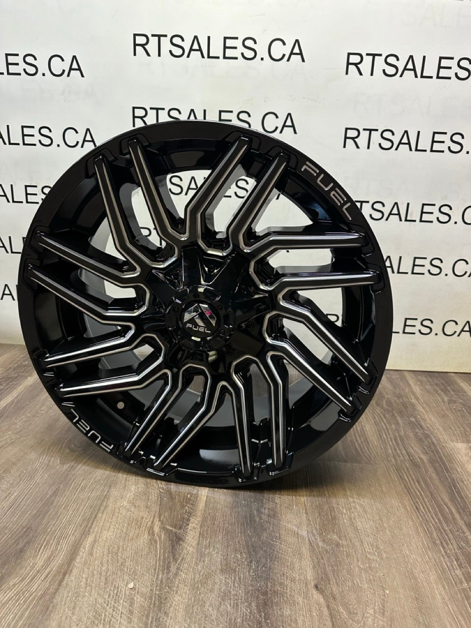 20x9 Fuel Typhoon Rims 8x165