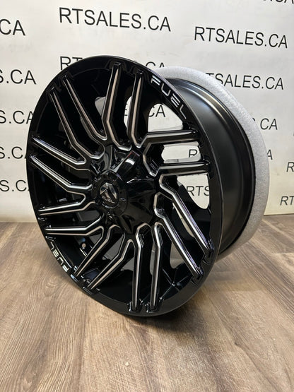 20x9 Fuel Typhoon Rims 8x165