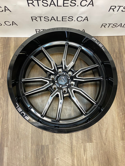 22x10 Fuel Clash Rims 6x135