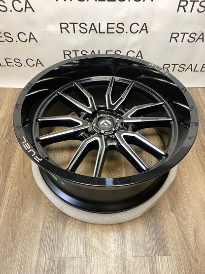 22x10 Fuel Clash Rims 6x135