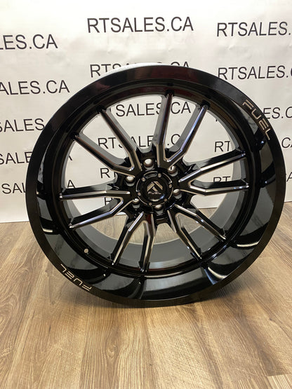 22x10 Fuel Clash Rims 6x135