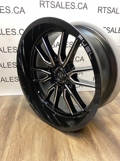 22x10 Fuel Clash Rims 6x135