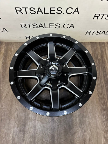 18x9 Fuel Maverick Rims 8x170