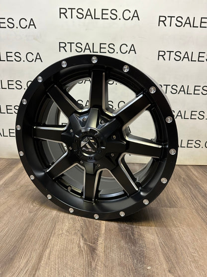 18x9 Fuel Maverick Rims 8x170