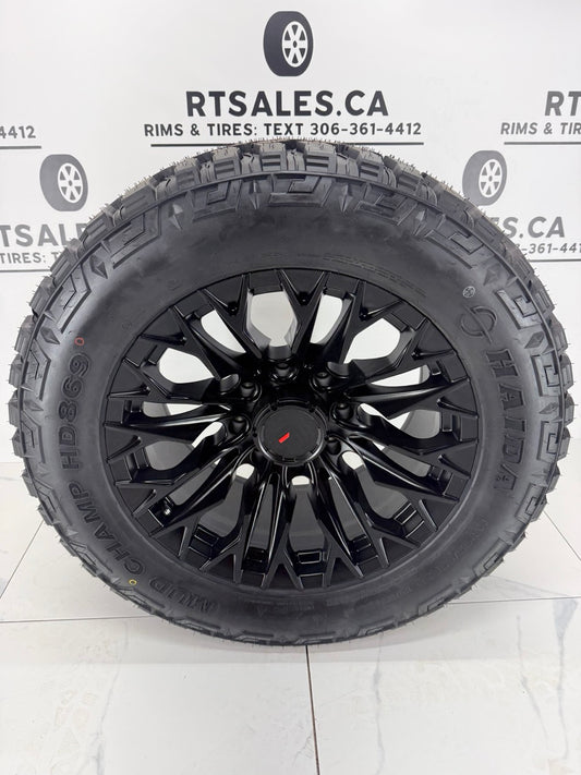Haida Mud tires on 20x10 XR5 Rims 8x170