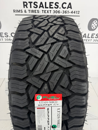 LT 325/50/22 Fuel GRIPPER A/T E All Weather Tires (35x12.5R22)