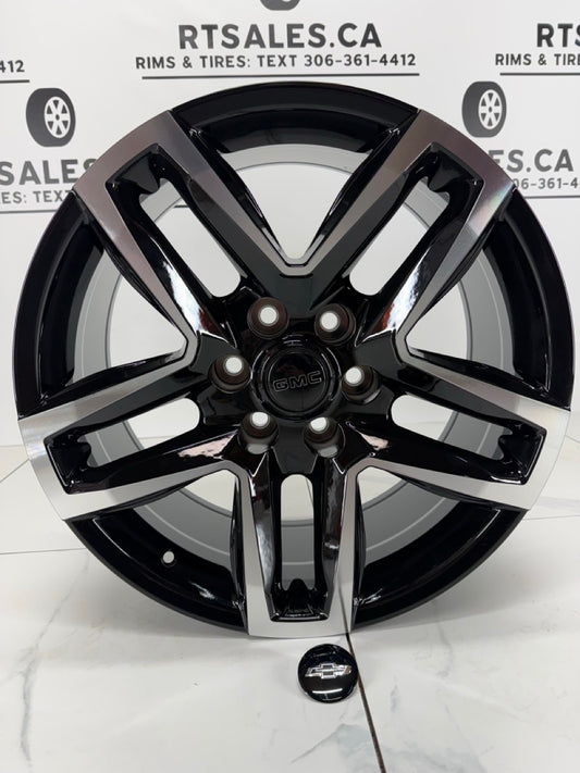20x9 Replica Trail Boss Gloss Black Machined Rims 6x139.7
