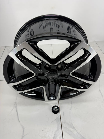 20x9 Replica Trail Boss Gloss Black Machined Rims 6x139.7