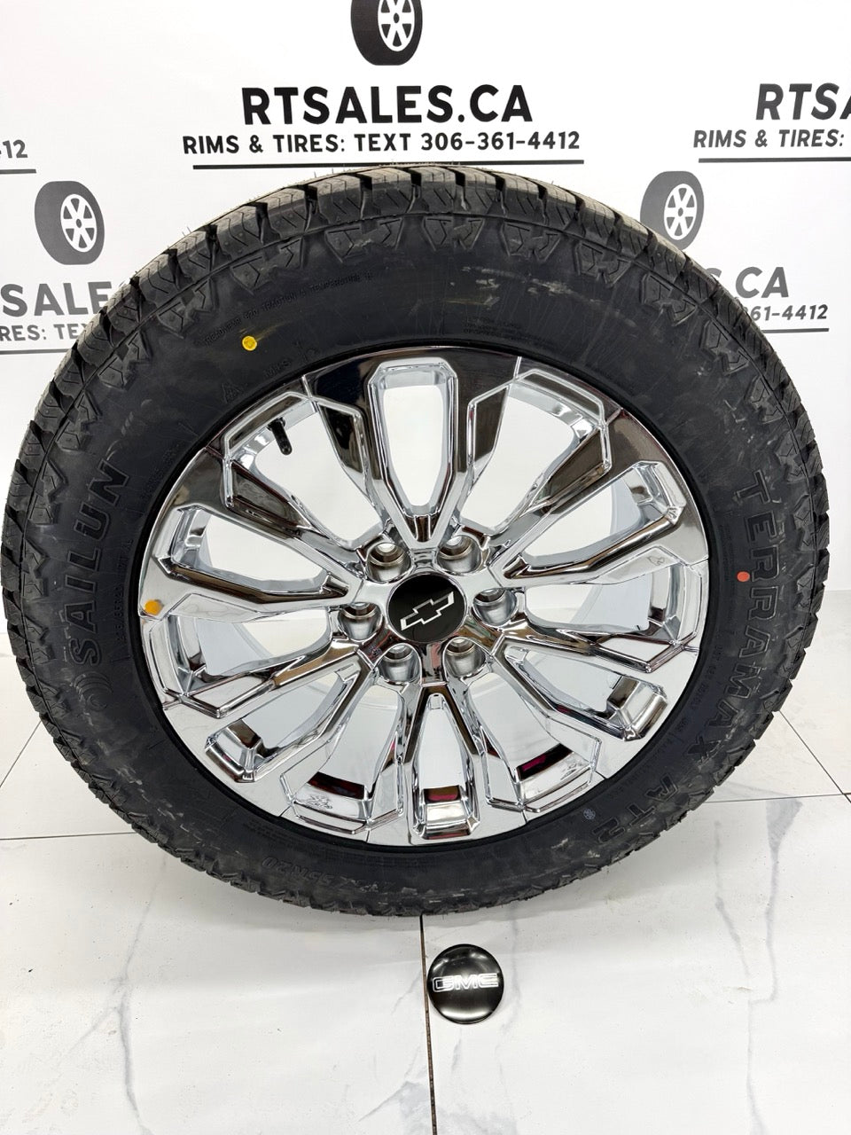 Sailun Tires on 20" or 22" Chrome z71 Rims 6x139