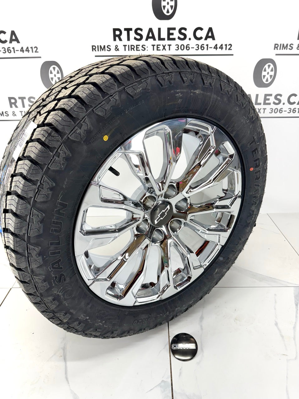 Sailun Tires on 20" or 22" Chrome z71 Rims 6x139