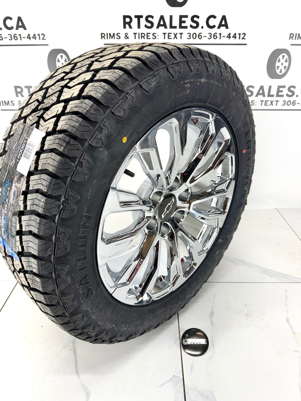 Sailun Tires on 20" or 22" Chrome z71 Rims 6x139