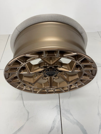 20x9 Fuel Charger Platinum Bronze Rims 6x135