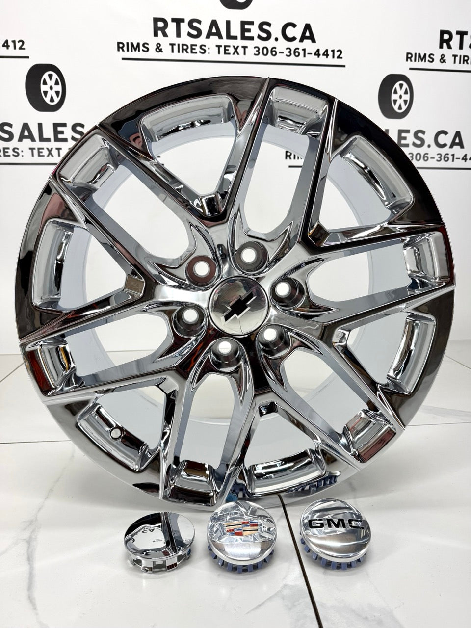 20x9 Replica GM Rims 6x139.7 Chrome