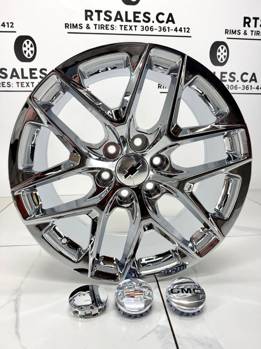 20x9 Replica GM Rims 6x139.7 Chrome