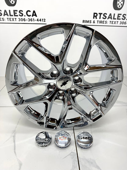 20x9 Replica GM Rims 6x139.7 Chrome