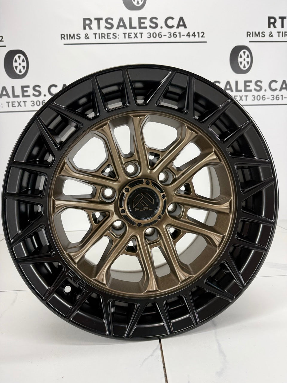 17x9 Fuel Celsius Matte Bronze Rims 6x139.7