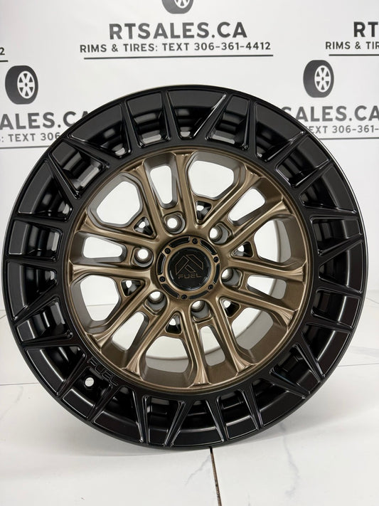 17x9 Fuel Celsius Matte Bronze Rims 6x139.7
