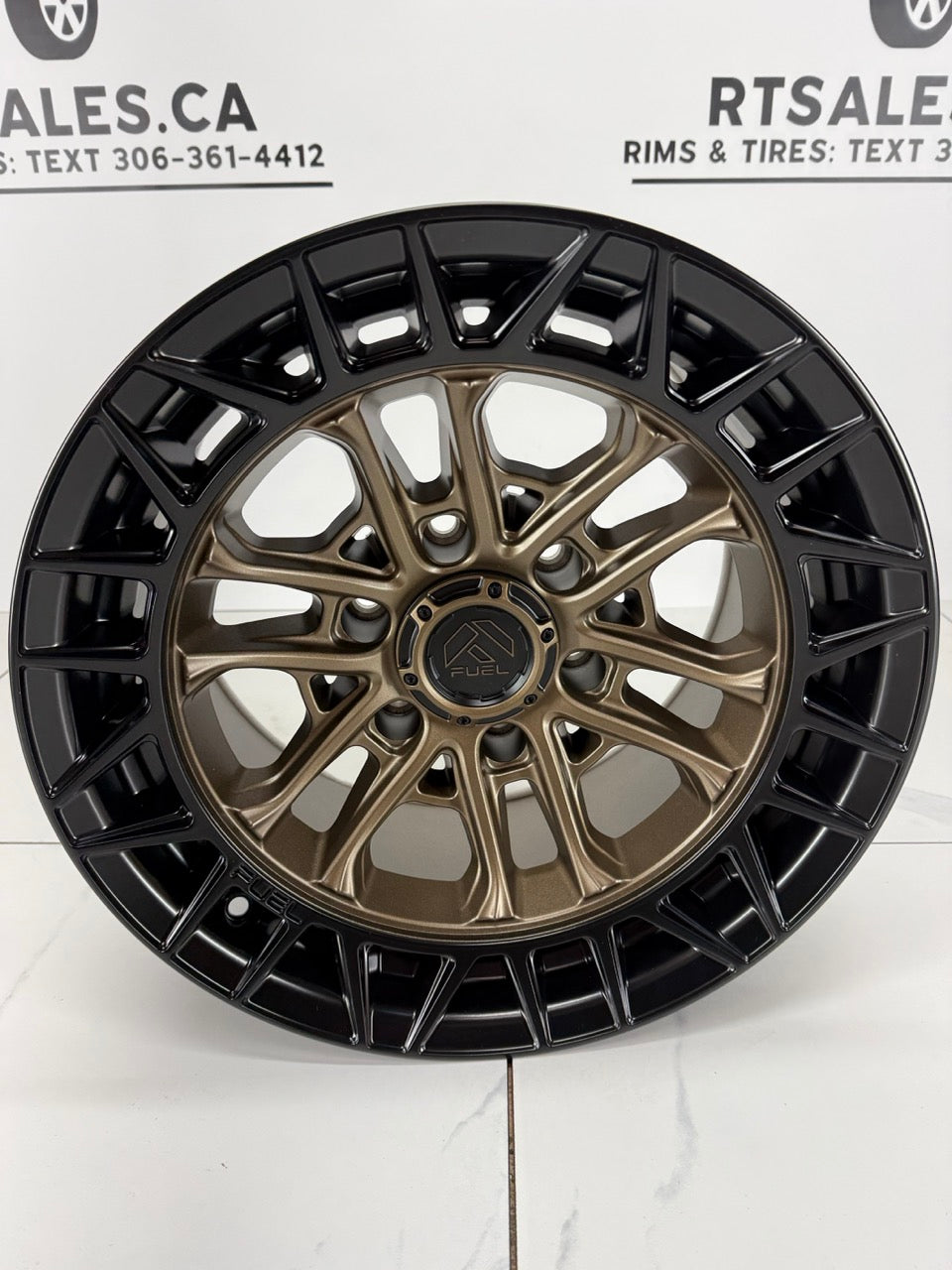 17x9 Fuel Celsius Matte Bronze Rims 6x139.7