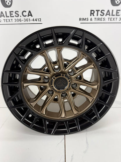 17x9 Fuel Celsius Matte Bronze Rims 6x139.7