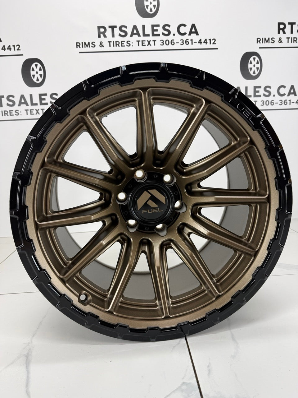 20x10 Fuel Piston Matte Bronze Rims 6x139.7