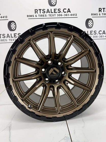 20x10 Fuel Piston Matte Bronze Rims 6x139.7