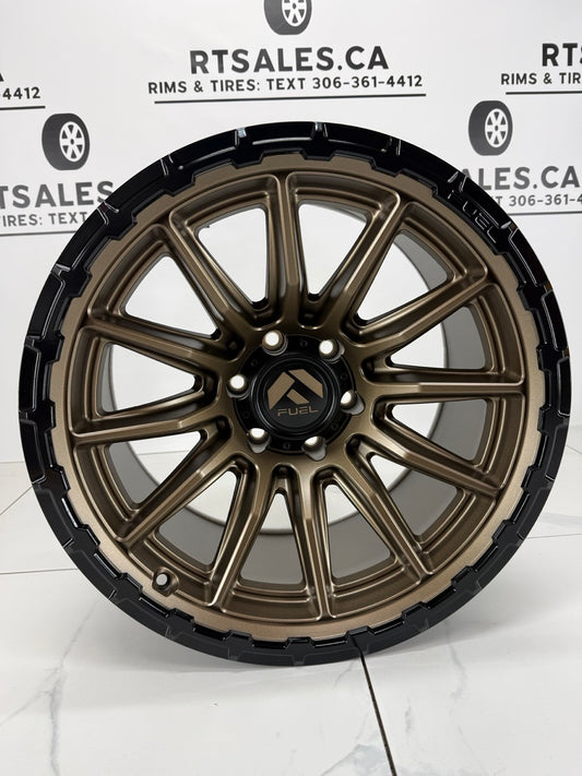20x10 Fuel Piston Matte Bronze Rims 6x139.7