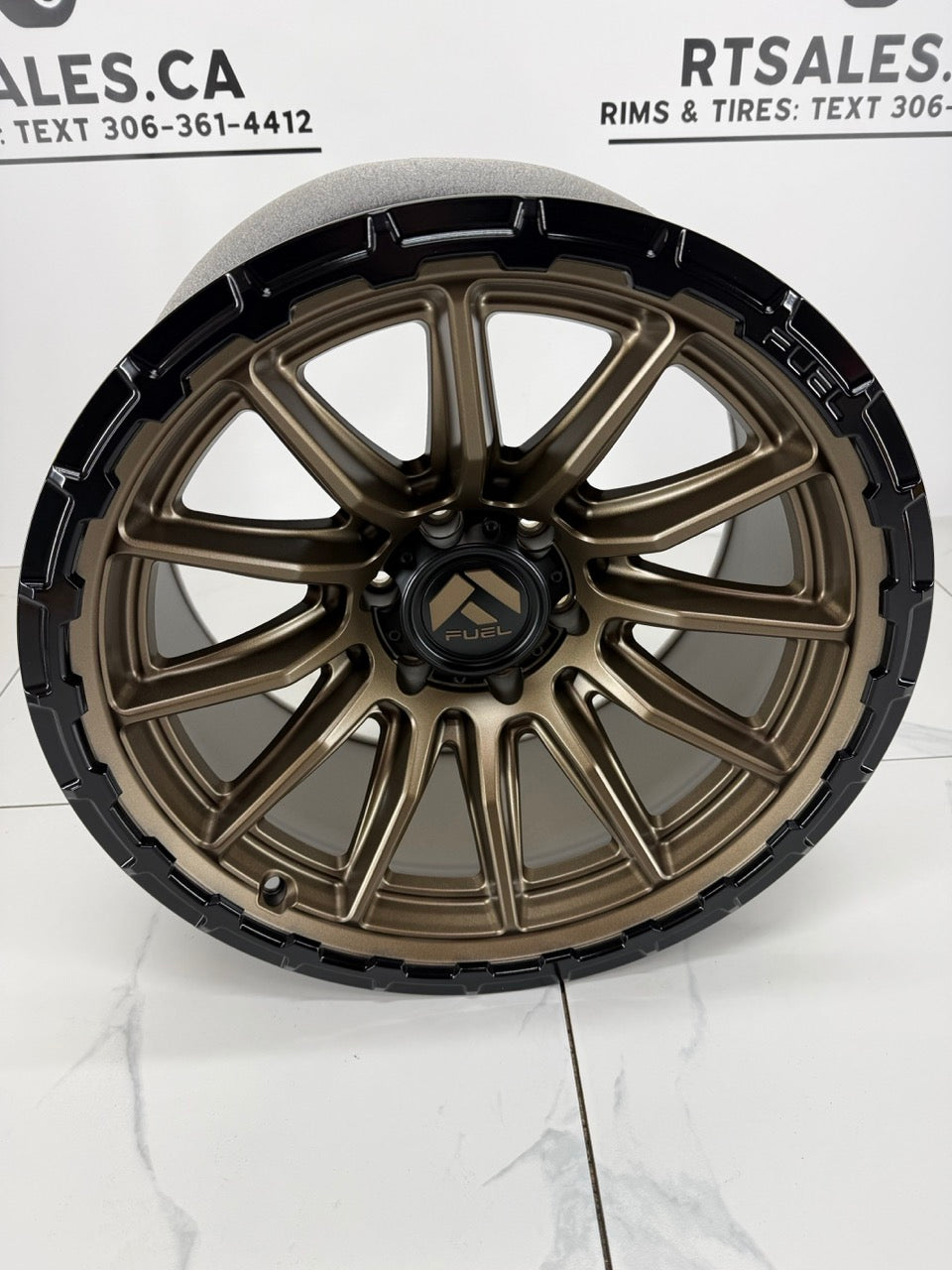 20x10 Fuel Piston Matte Bronze Rims 6x139.7