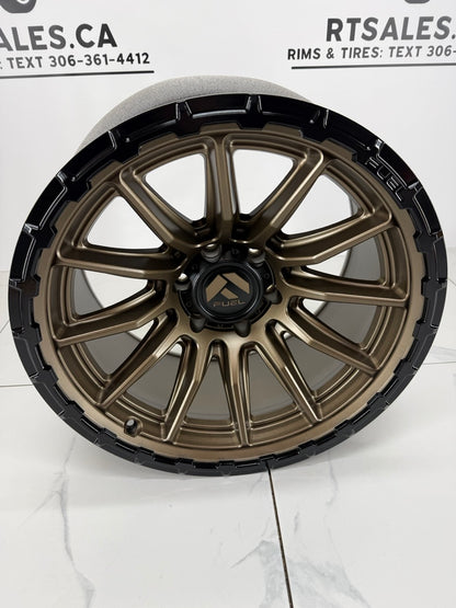 20x10 Fuel Piston Matte Bronze Rims 6x139.7