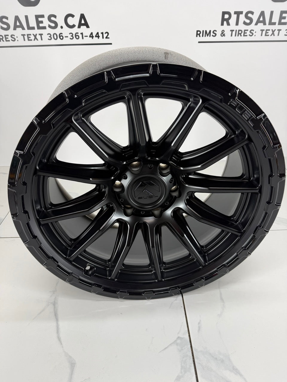 20x9 Fuel Piston Blackout Rims 6x135