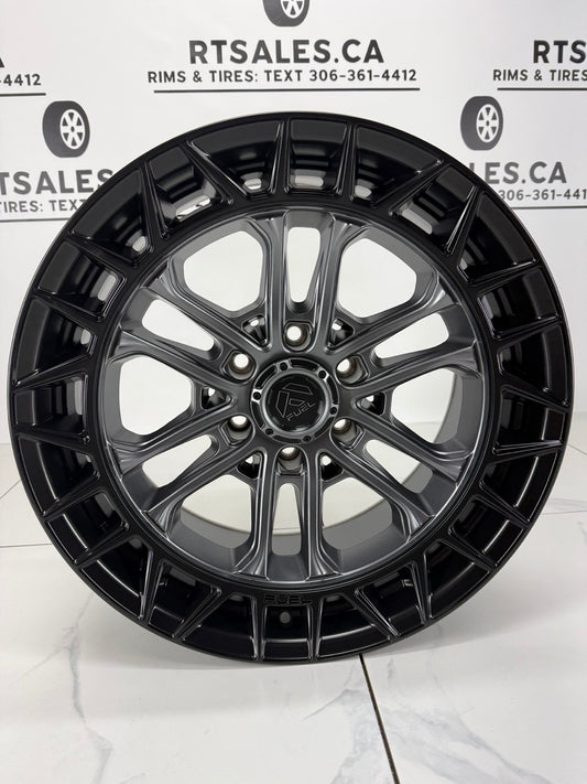 20x9 Fuel Celsius Matte Gunmetal Rims 6x139.7