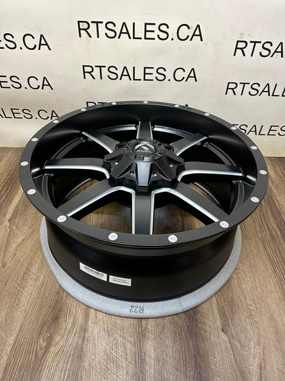 22x9.5 Fuel Maverick Rims 8x180