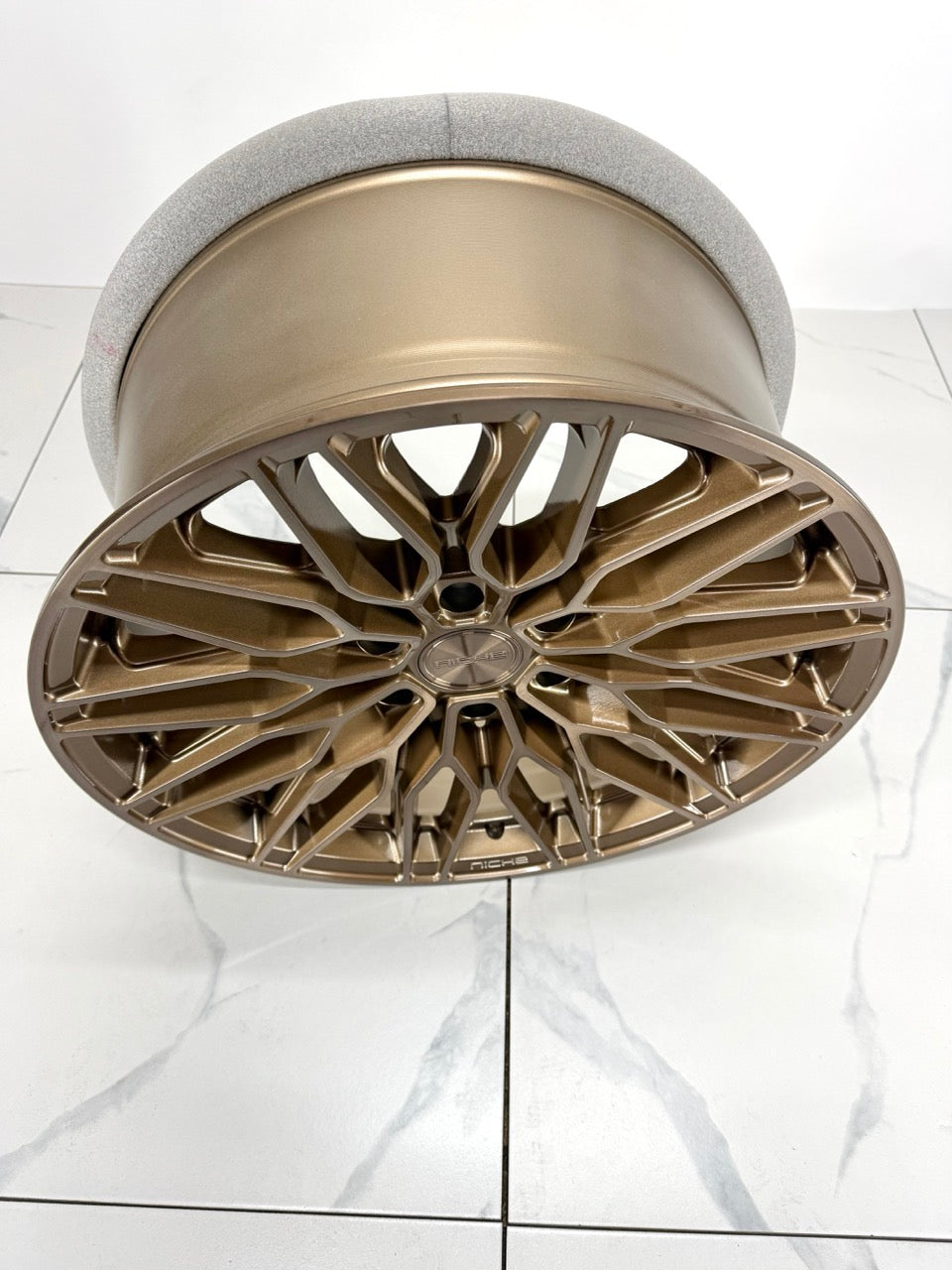 24x10 Niche Calabria Platinum Bronze Rims 6x139.7