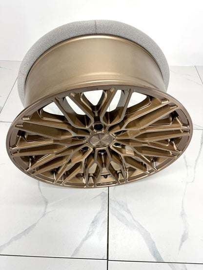 24x10 Niche Calabria Platinum Bronze Rims 6x139.7