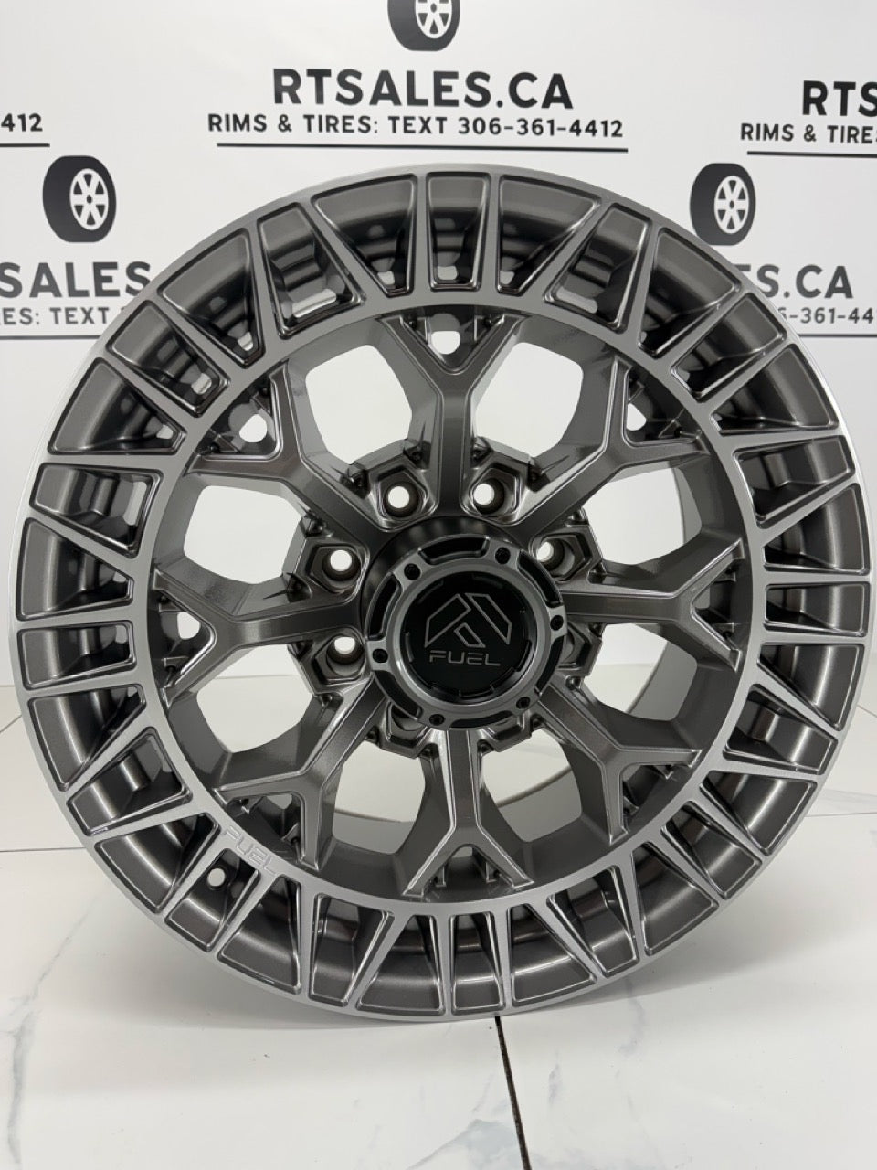 20x9 Fuel Charger Platinum Rims 8x170 - R&T Sales