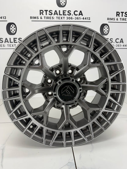 20x9 Fuel Charger Platinum Rims 8x170 - R&T Sales