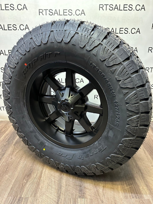 325/65/18 tires Fuel Maverick Rims 8x170