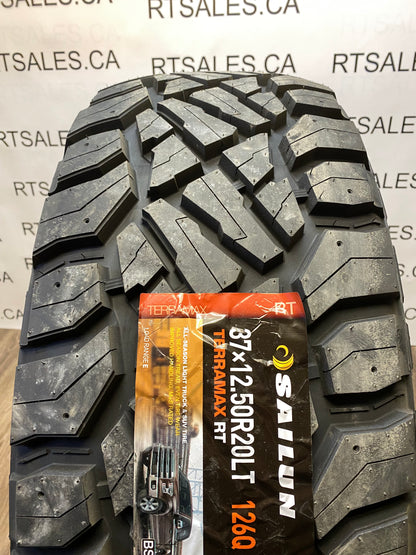 LT 37x12.5x20 Sailun TERRAMAX RT 3PMS E All Weather Tires