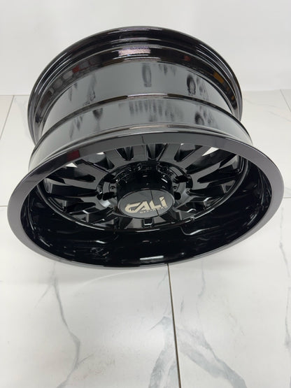 20x10 Cali Summit Gloss Black Rims 6x139.7