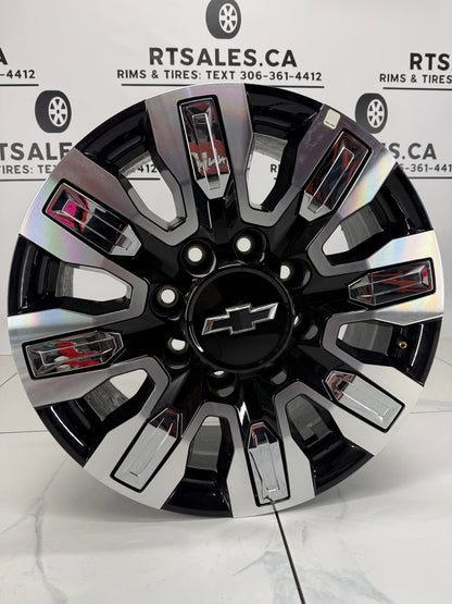 20x8.5 CHEVY CAPS 2500/3500 Denali Rims 8x180 (Takeoffs)